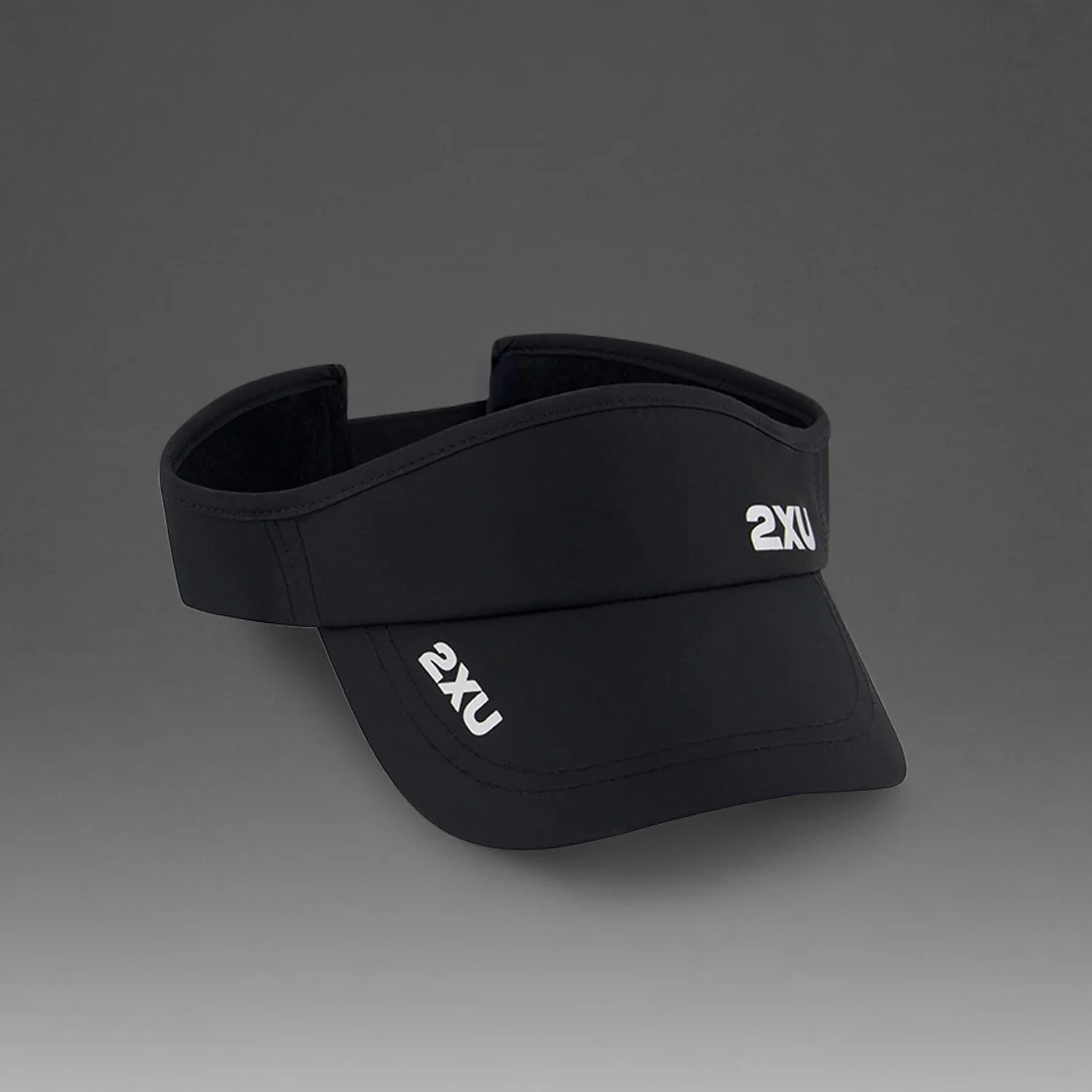 2XU Run Visor | Black - Ekiden Sports