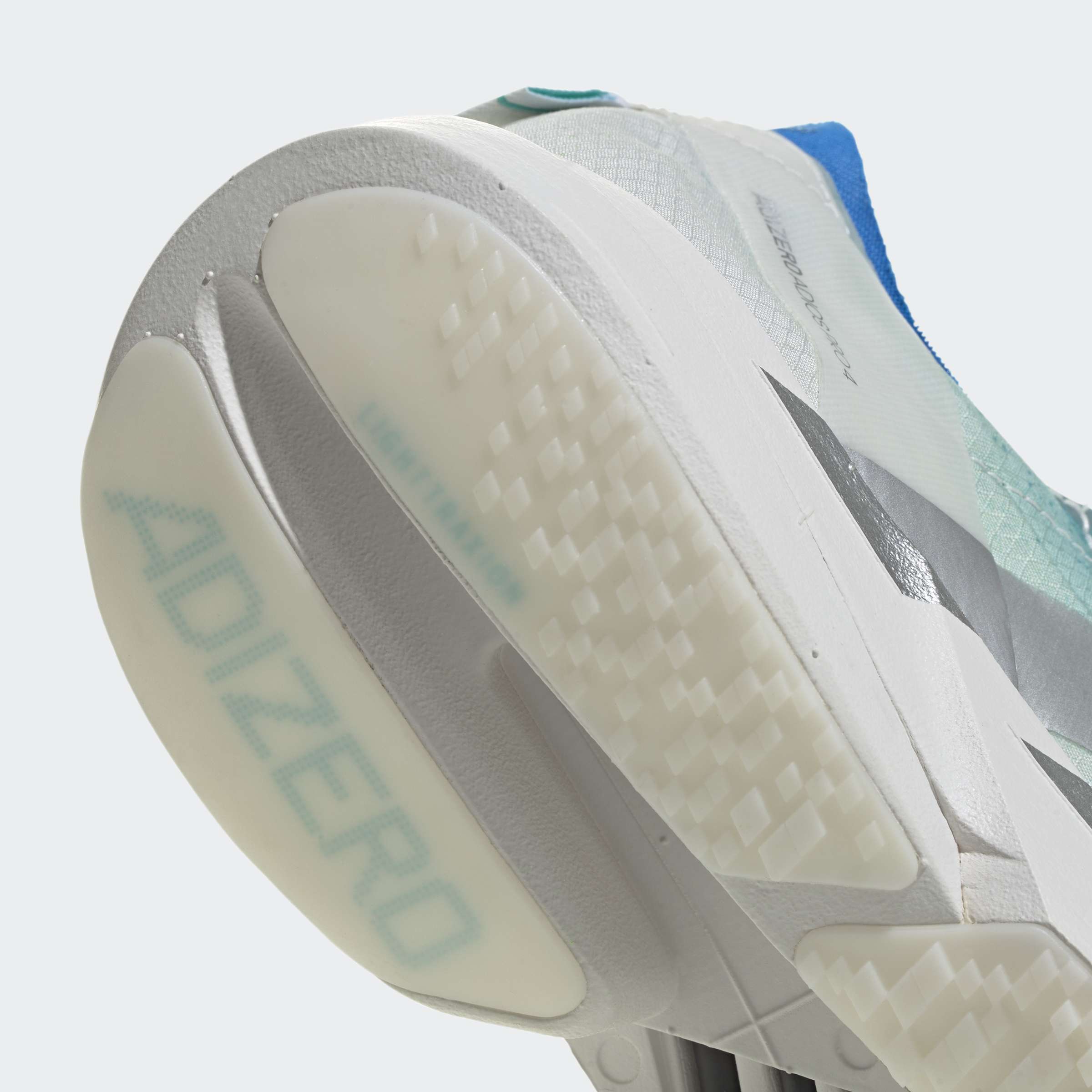 adidas Adizero Adios Pro 4 | Hi-Res Aqua / Matte Silver / Grey One | Womens - Ekiden Sports