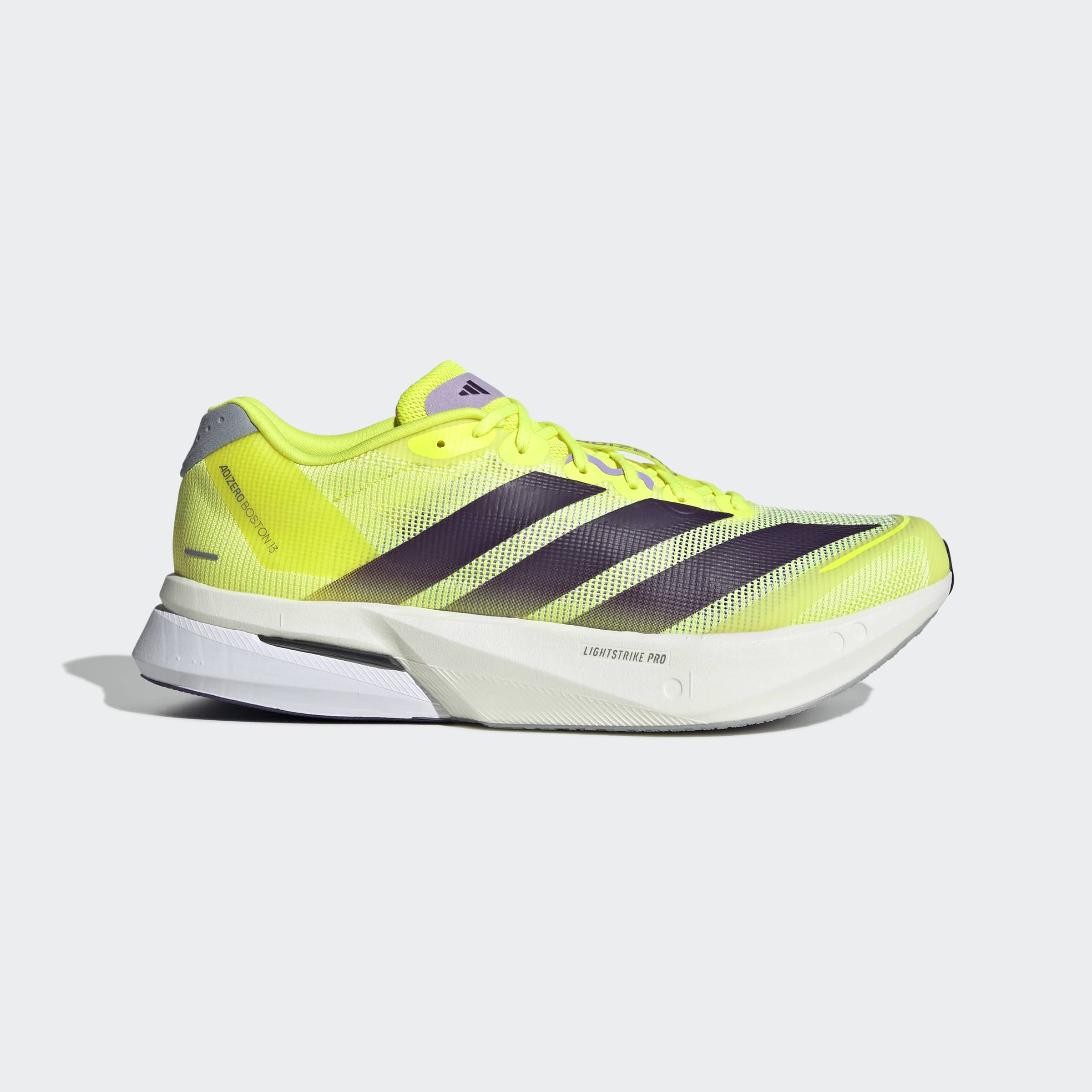 adidas Boston 13 | Solar Yellow / Aurora Plum / Powder Plum | Mens - Ekiden Sports