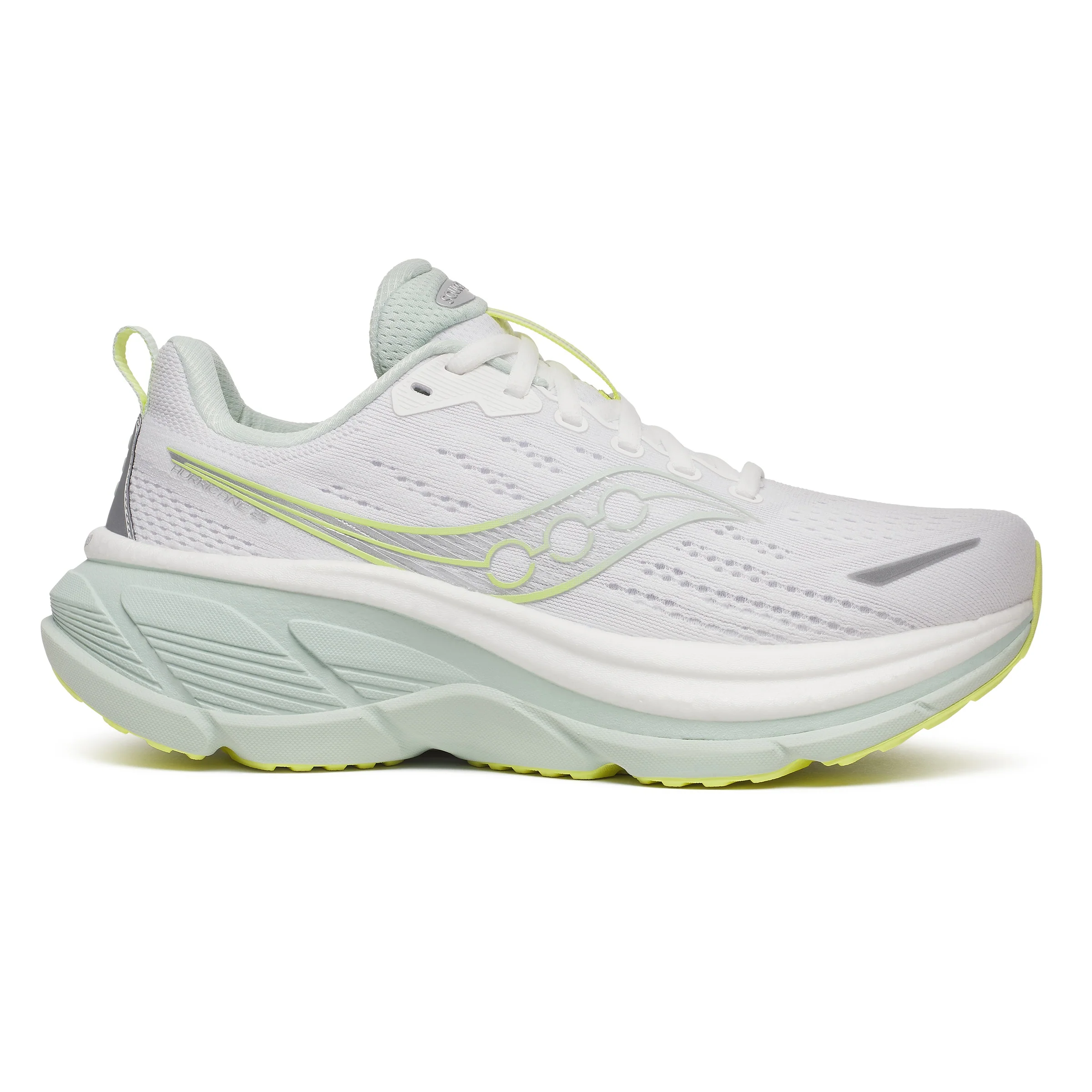 Saucony Hurricane 25 | White / Mist | Womens - Ekiden Sports