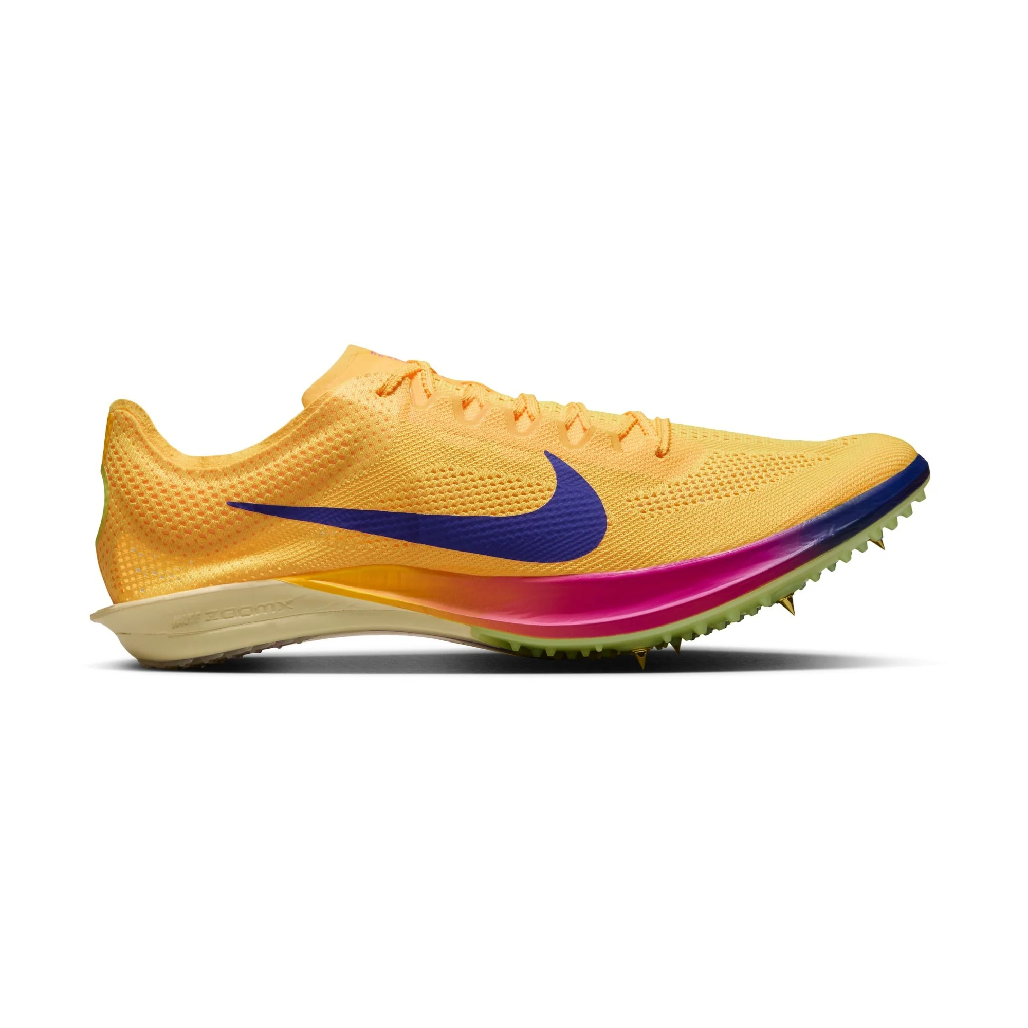 Nike Dragonfly 2 Long Distance Spikes | Citron Pulse / Indigo Burst / Vivid Purple | Unisex - Ekiden Sports
