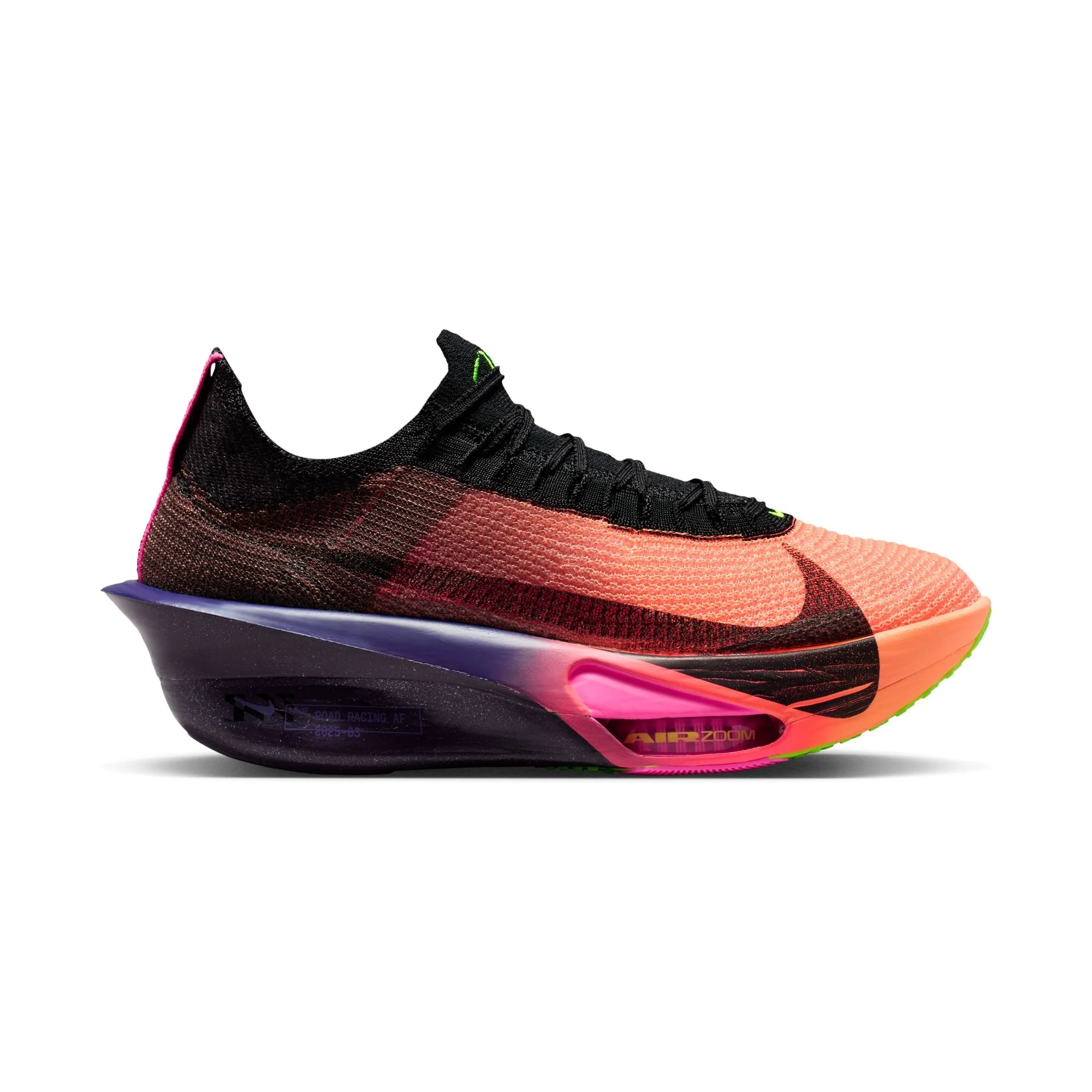 Nike Alphafly 3 Glam | Orange Pulse / Black / Purple Dynasty | Mens - Ekiden Sports