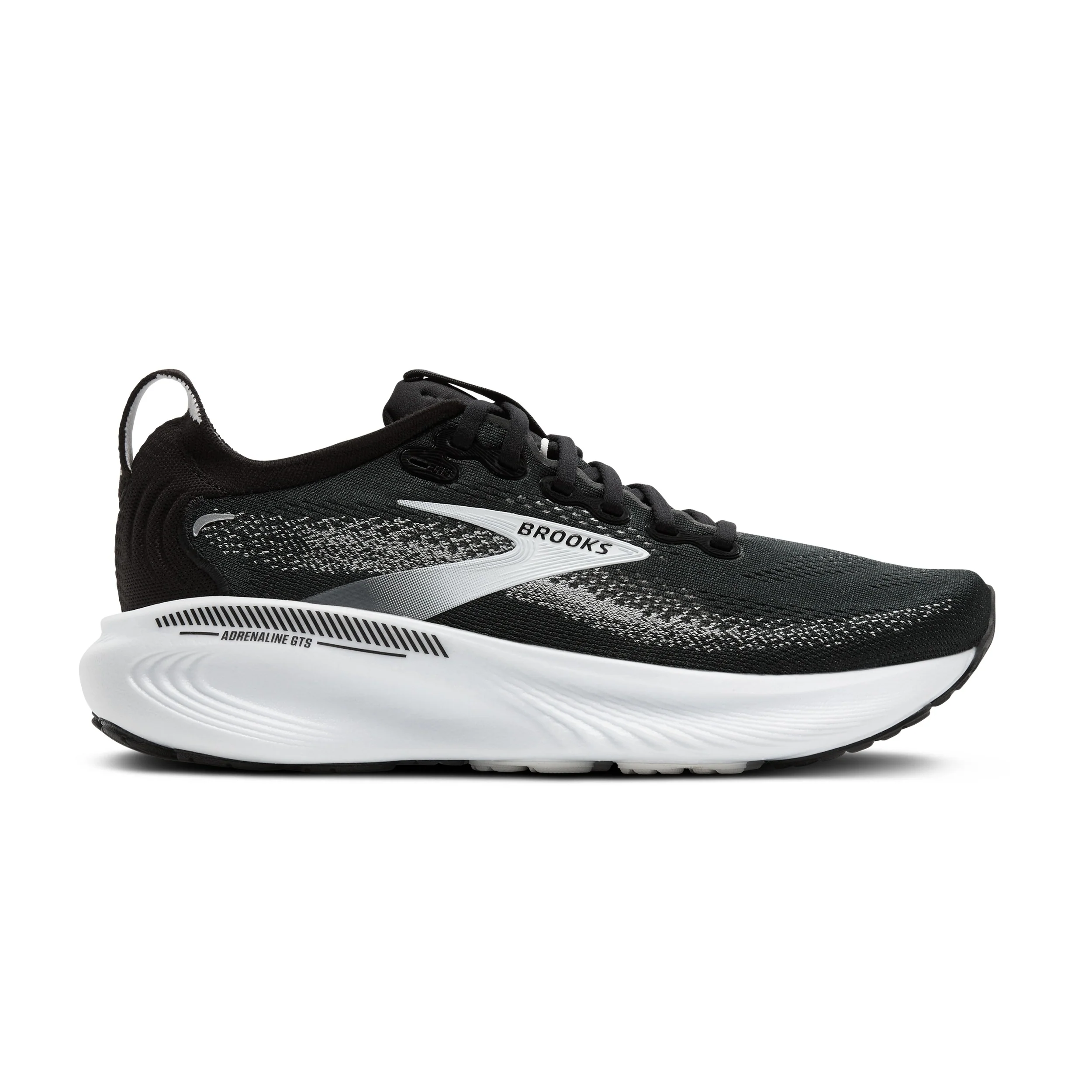 Brooks Adrenaline GTS 25 | Black / White | Mens - Ekiden Sports