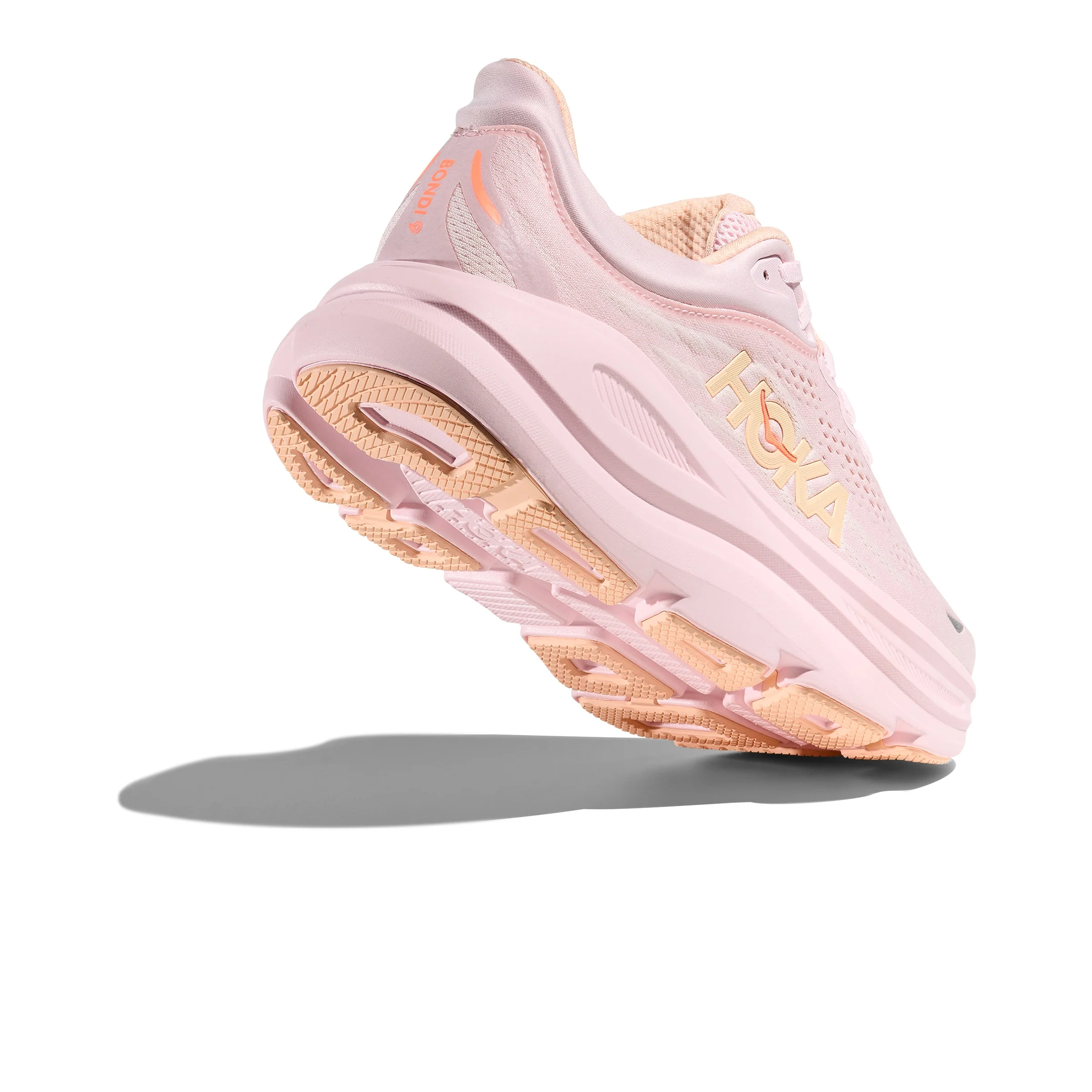 Hoka Bondi 9 | Lilac Cream / Tangerine Glow | Womens - Ekiden Sports