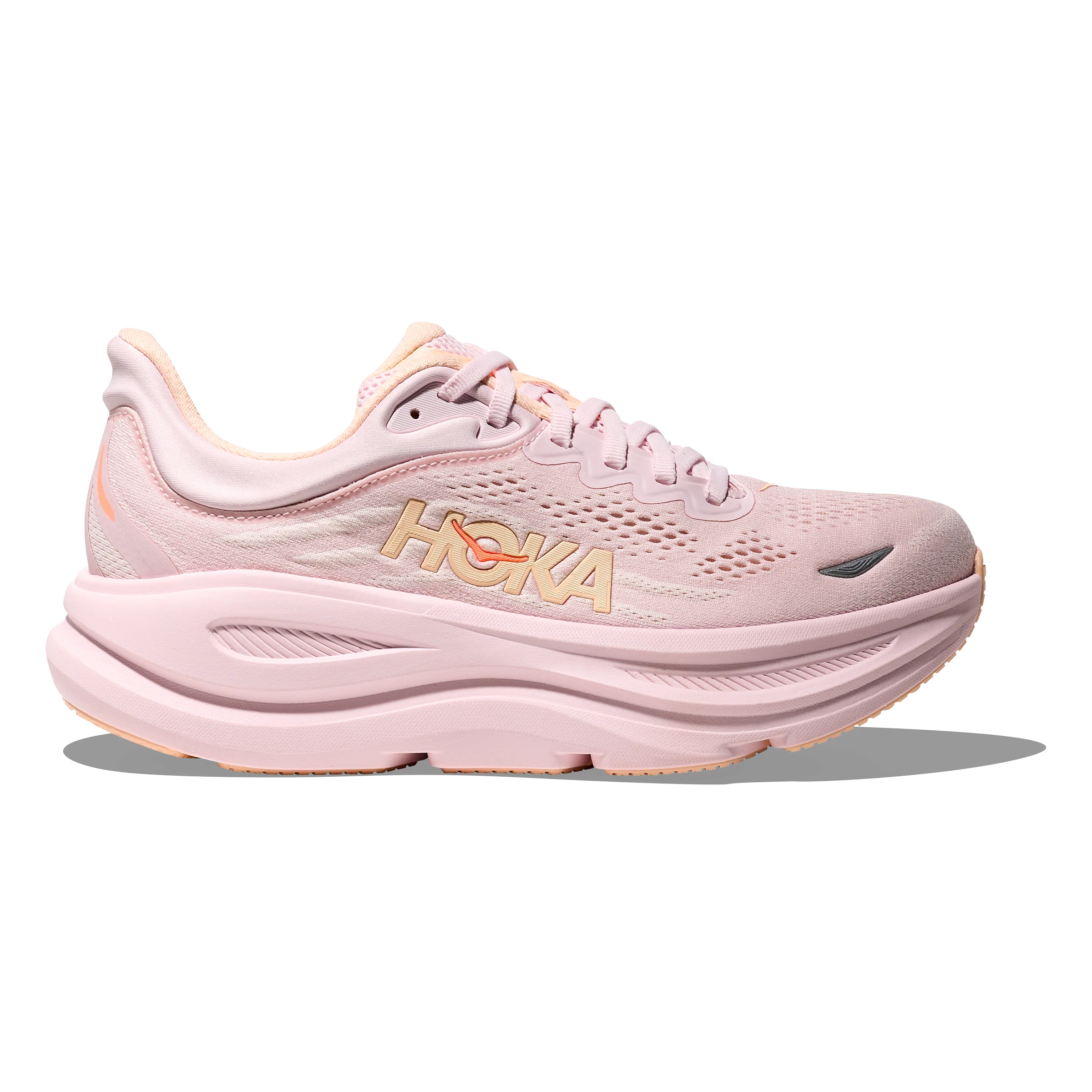Hoka Bondi 9 | Lilac Cream / Tangerine Glow | Womens - Ekiden Sports