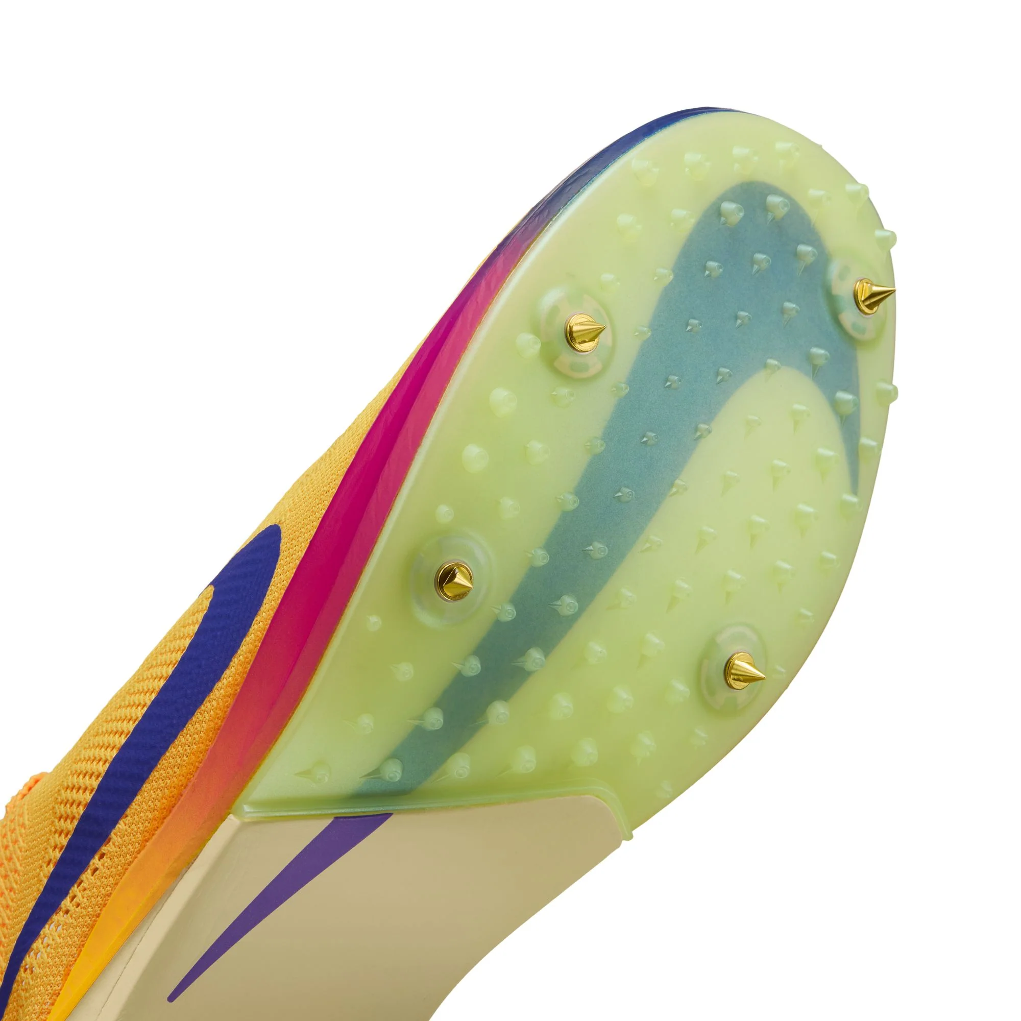 Nike Dragonfly 2 Long Distance Spikes | Citron Pulse / Indigo Burst / Vivid Purple | Unisex - Ekiden Sports