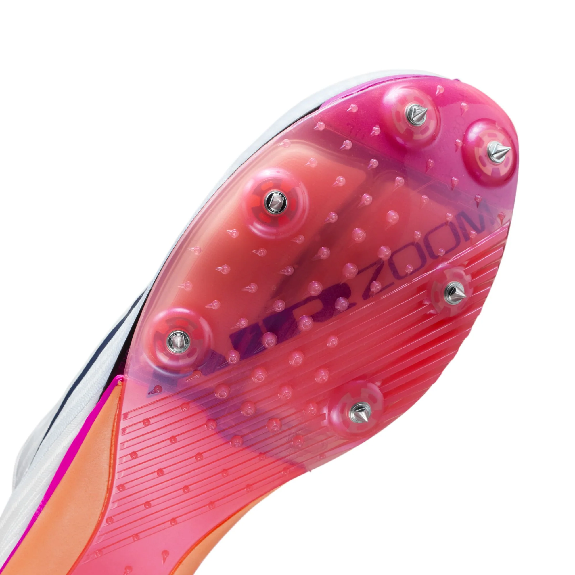 Nike Maxfly 2 Spikes | White / Bright Crimson / Hyper Turquoise / Obsidian | Unisex - Ekiden Sports