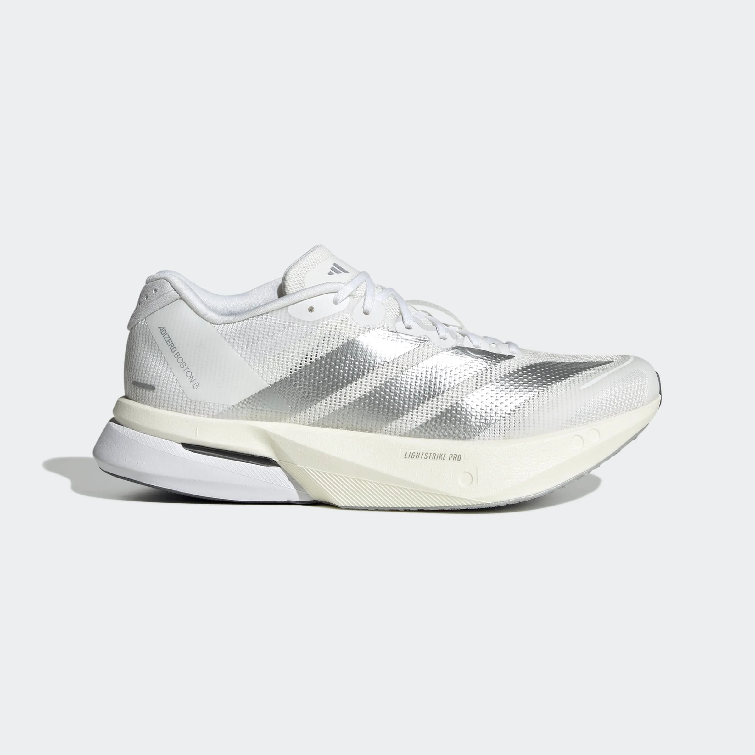 adidas Boston 13 | Cloud White / Matte Silver / Dash Grey | Womens - Ekiden Sports