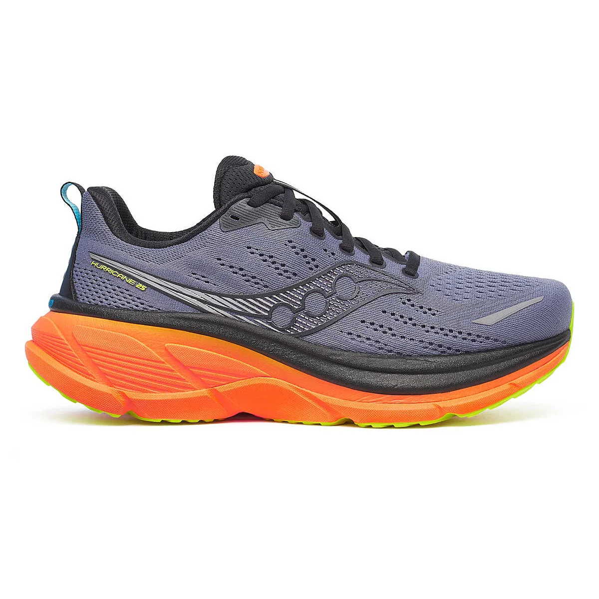Saucony Hurricane 25 | Shadow / Vizi | Mens - Ekiden Sports