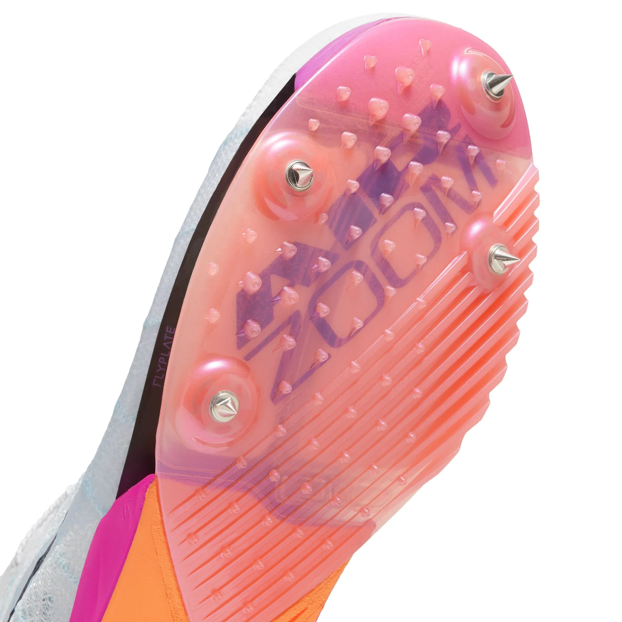 Nike Victory 2 Spikes | White / Bright Crimson / Fire Pink / Obsidian | Unisex - Ekiden Sports