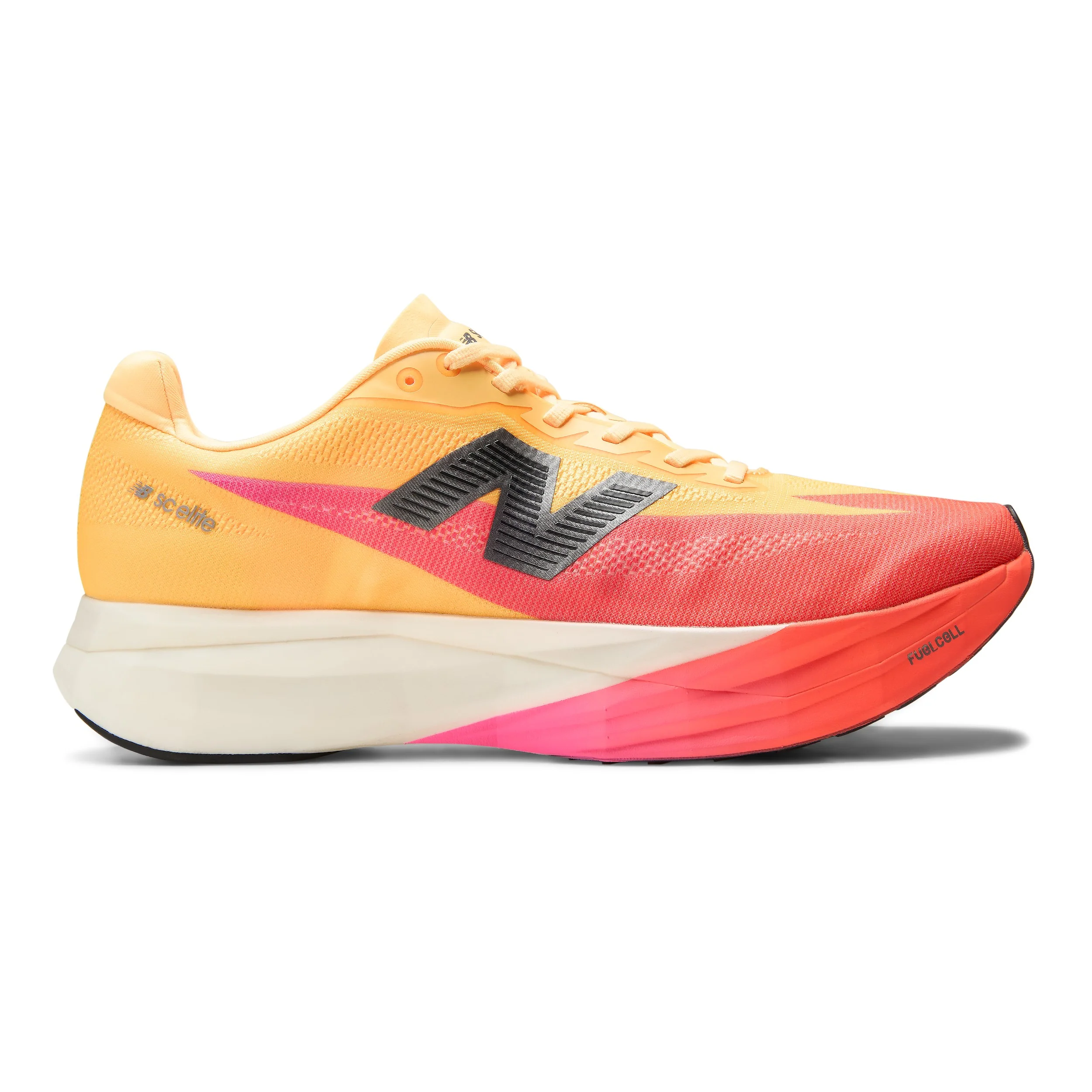 New Balance FuelCell SuperComp Elite v5 | Tangerine Heat / White Peach / Pink Heat | Mens - Ekiden Sports
