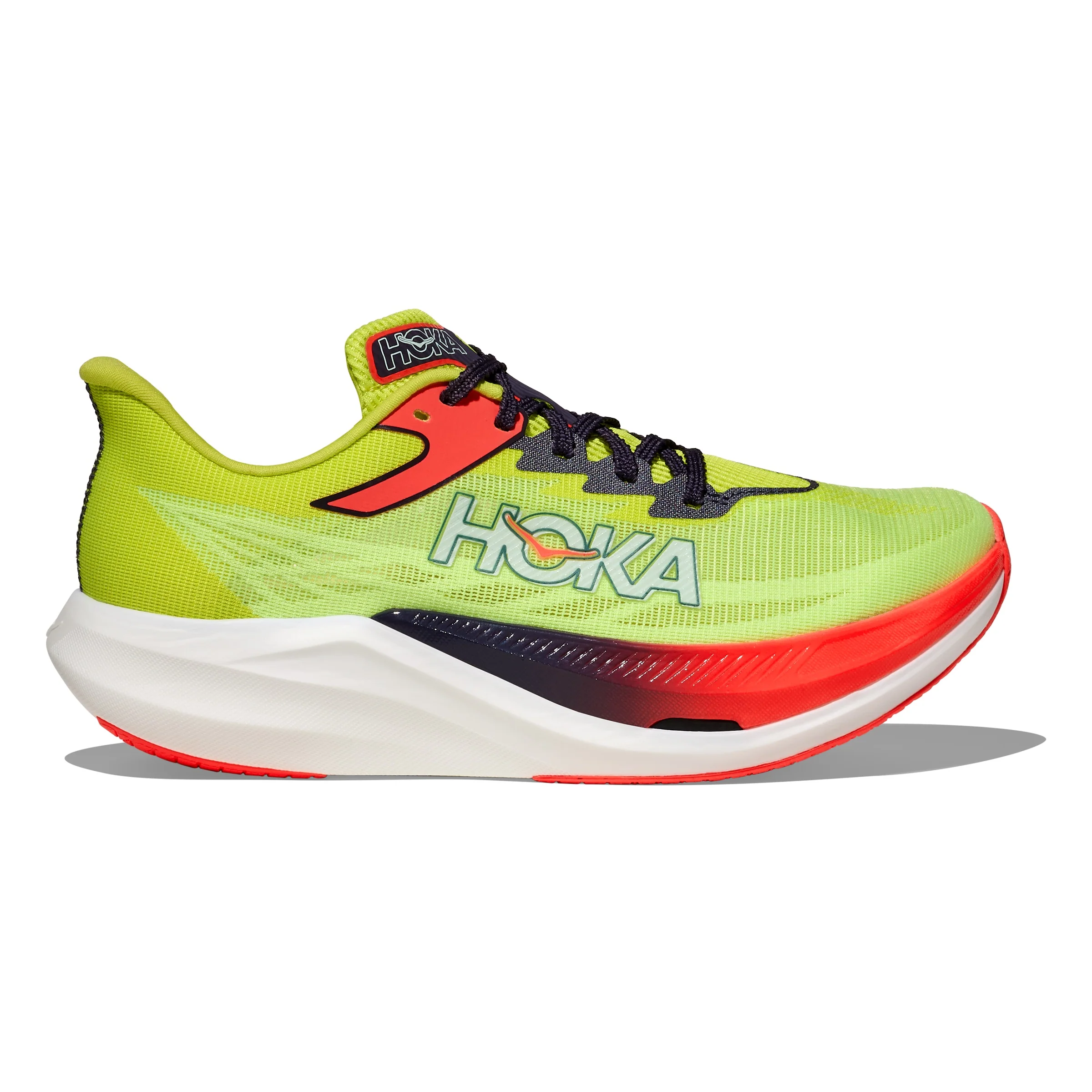 Hoka Rocket X 3 | Neon Yuzu / Squid Ink | Unisex - Ekiden Sports